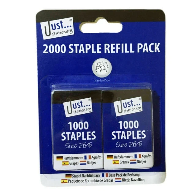Staples 26/6 refill twin pack