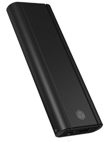 Icy Box (IB-1807MT-C31) M.2 NVMe SSD Caddy, USB 3.2 Gen2 Type-C/Type-A, M.2 22x30/42/60/80, Aluminium, Write Protection