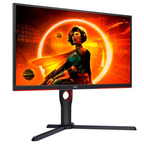 AOC 24.5&quot; 3-Side Frameless Gaming Monitor (25G3ZM/BK), 1920 x 1080, 0.5ms, 2 HDMI, DP, 240Hz, FreeSync, 6 Game Modes, VESA