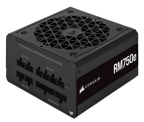 Corsair 750W RMe Series RM750e V2 PSU, Fully Modular, Rifle Bearing Fan, 80+ Gold, Zero RPM Mode, ATX 3.0, PCIe 5.0