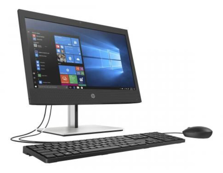 HP ProOne 400 G6 All-In-One PC, 19.5&quot; FHD IPS, i5-10500T, 8GB, 256GB SSD, Wi-Fi 6, Speakers, USB-C, Windows 10 Pro