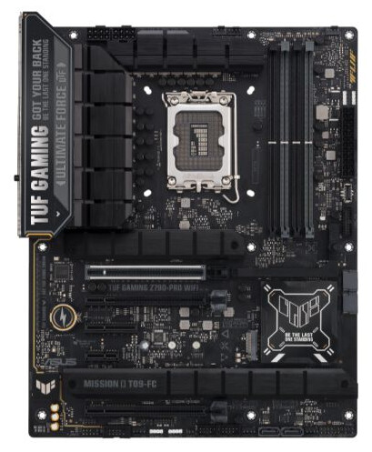 Asus TUF GAMING Z790-PRO WIFI, Intel Z790, 1700, ATX, 4 DDR5, HDMI, DP, Wi-Fi 6E, 2.5G LAN, PCIe5, RGB, 4x M.2