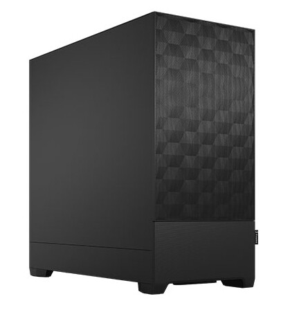Fractal Design Pop Air (Black Solid) Gaming Case, ATX, Hexagonal Mesh Front, 3 Fans