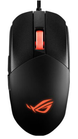 Asus ROG Strix Impact III RGB Ultralight Gaming Mouse, USB, Up to 12000 DPI, Semi-Ambidextrous, Near-Zero Click Latency