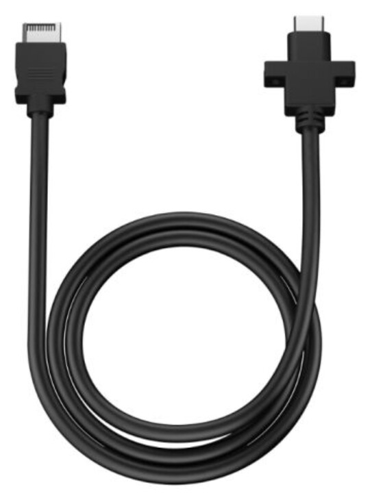 Fractal Design USB-C 10Gpbs Model D Cable for Fractal Pop &amp; Focus 2 Cases Only, 650mm