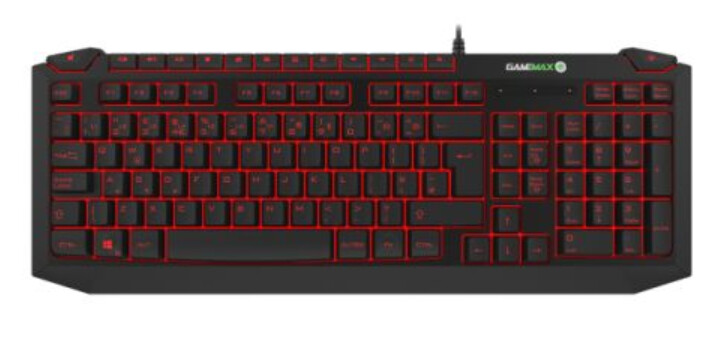 GameMax Pulse 7-Colour LED Gaming Desktop Kit w/ Pulsing Mouse, Multimedia, Anti-Ghosting, 600-3200 DPI Mouse, Sound Activated LED Effects