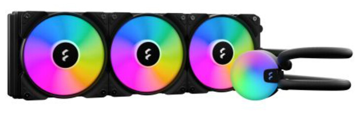 Fractal Design Lumen S36 V2 360mm ARGB Liquid CPU Cooler, ARGB Pump, 3x Aspect 12 RGB PWM Fans