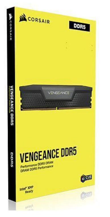 Corsair Vengeance 32GB Kit (2 x 16GB), DDR5, 6000MHz (PC5-48000), CL36, 1.4V, XMP 3.0, PMIC, DIMM Memory