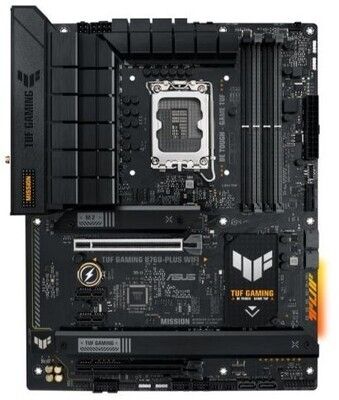 Asus TUF GAMING B760-PLUS WIFI, Intel B760, 1700, ATX, 4 DDR5, HDMI, DP, Wi-Fi 6, 2.5G LAN, PCIe5, 3x M.2, RGB