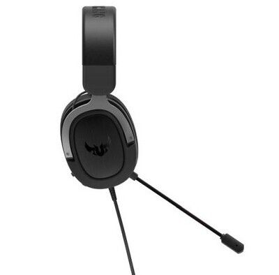 Asus TUF Gaming H3 7.1 Gaming Headset, 3.5mm Jack, Boom Mic, Surround Sound, Deep Bass, Fast-cooling Ear Cushions, Gun Metal