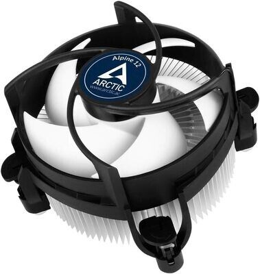 Arctic Alpine 12  CPU Cooler for Intel Sockets 115x and 1200, 92 mm PWM Fan, up to 95 W Cooling Power
