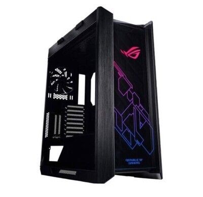 Asus ROG Strix Helios RGB Gaming Case w/ Tempered Glass Windows, E-ATX, GPU Braces, USB-C, Fan/RGB Controls, Carry Handles