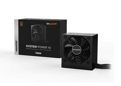 Be Quiet! 750W System Power 10 PSU, 80+ Bronze, Fully Wired, Strong 12V Rail, Temp. Controlled Fan (BN329)