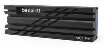 Be Quiet! MC1 PRO M.2 SSD Cooler w/ Integrated Heat Pipe, For Single &amp; Double Sided M.2 2280 Modules