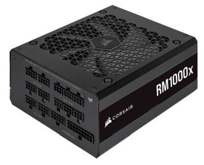 Corsair 1000W Enthusiast RMx Series RM1000X V2 PSU, Magnetic Levitation Fan, Fully Modular, 80+ Gold