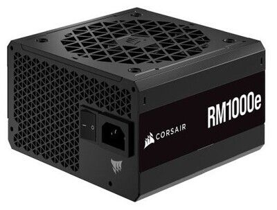 Corsair 1000W RMe Series RM1000e V2 PSU, Fully Modular, Rifle Bearing Fan, 80+ Gold, Zero RPM Mode, ATX 3.0, PCIe 5.0