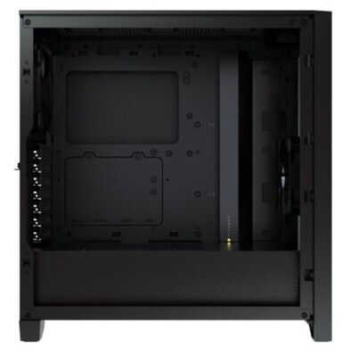 Corsair 4000D Airflow Gaming Case w/ Tempered Glass Window, E-ATX, 2 x AirGuide Fans, High-Airflow Front Panel, USB-C, Black