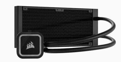 Corsair H100x RGB ELITE V2 240mm Liquid CPU Cooler, 2 x 12cm SP RGB ELITE Fans, RGB Pump Head