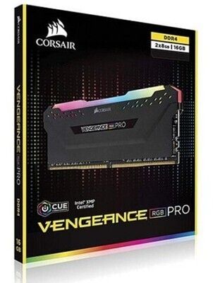 Corsair Vengeance RGB Pro 16GB Kit (2 x 8GB), DDR4, 3600MHz (PC4-28800), CL18, XMP 2.0