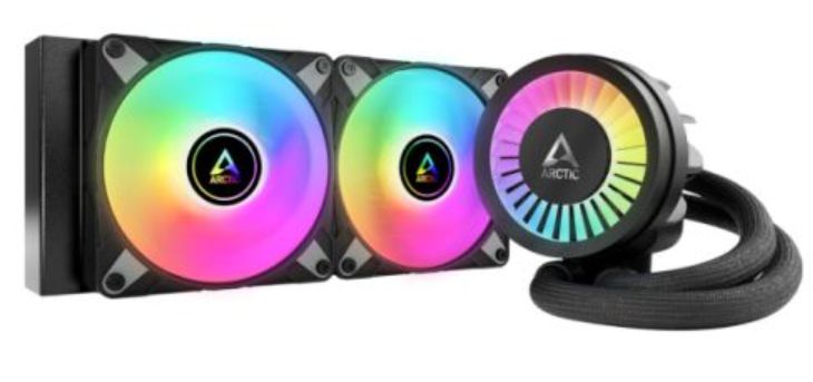 Arctic Liquid Freezer III A-RGB 240mm Liquid CPU Cooler, P12 PWM PST ARGB Fans &amp; ARGB PWM Controlled Pump, Black