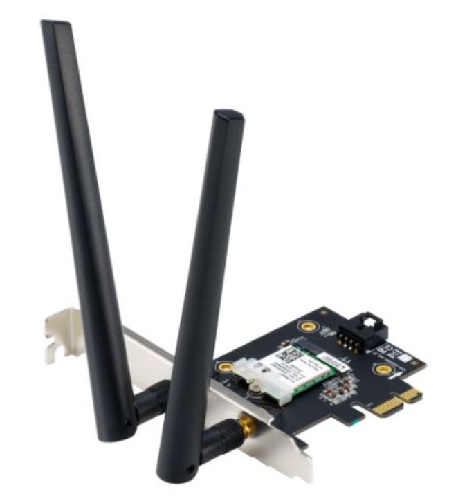 Asus (PCE-AX1800) AX1800 Wireless Dual Band PCI Express Wi-Fi 6 Adapter, Bluetooth 5.2, WPA3, OFDMA &amp; MU-MIMO