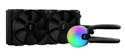 Fractal Design Lumen S24 V2 240mm Liquid CPU Cooler, ARGB Pump, 2x 12cm PWM Fans