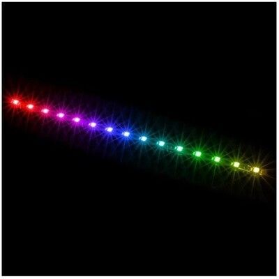 GameMax Viper 300mm ARGB Strip, 15 LEDs, Magnets &amp; Adhesive Tape, 3-Pin ARGB, Supports Daisy Chaining