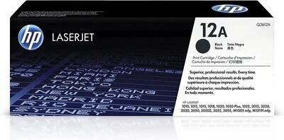 HP 12A Original Laser Toner Cartridge, Black (Q2612A)