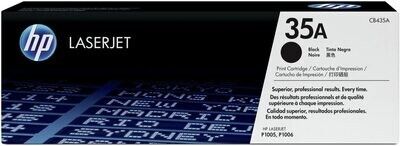 HP 35A Original Laser Toner Cartridge, Black ( CB435A)