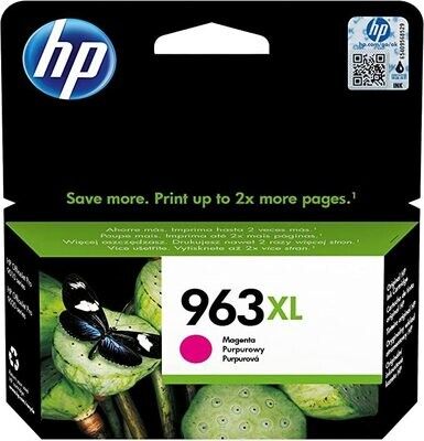 HP 963XL Original Ink Cartridge, Magenta (3JA28AE301)