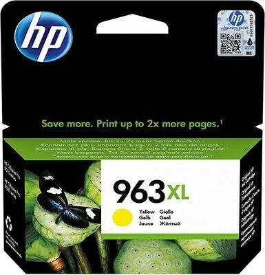 HP 963XL Original Ink Cartridge, Yellow (3JA29AEBGX)