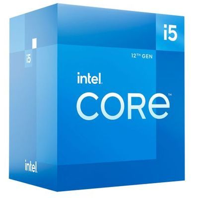 Intel Core i5-12400 CPU, 1700, 2.5 GHz (4.4 Turbo), 6-Core, 65W, 18MB Cache, Alder Lake