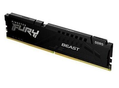 Kingston Fury Beast 16GB, DDR5, 6000MHz (PC5-48000), CL40, 1.35V, ECC, XMP 3.0, PMIC, DIMM Memory