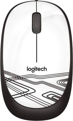 Logitech M105 USB Mouse - White