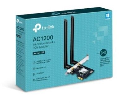 TP-LINK (Archer T5E) AC1200 (300+867) Wireless Dual Band PCI Express Adapter, Bluetooth 4.2