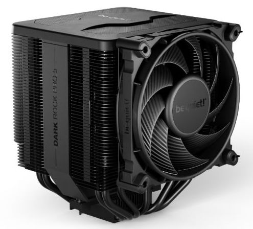 Be Quiet! BK036 Dark Rock Pro 5 Heatsink &amp; Fan, Intel/AMD, 2 Silent Wings Fans, Speed Switch, 270W TDP
