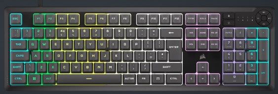 Corsair K55 CORE RGB Gaming Keyboard — Gray (UK)