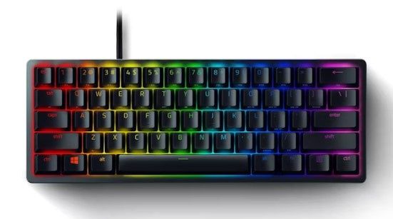 Razer 60% Huntsman Mini USB RGB Mechanical Gaming Keyboard Red Switch UK Layout (RZ03-03391800-R3W1)
