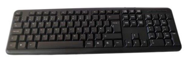 LK-500 Wired Keyboard and Mouse Desktop Kit, USB, Multimedia, Retail