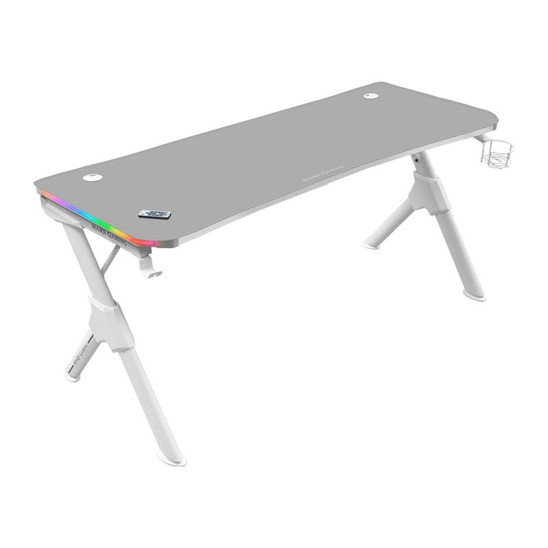 Mars Gaming Table RGB (MGD140RGBW) 140 x 60 x 75 - White