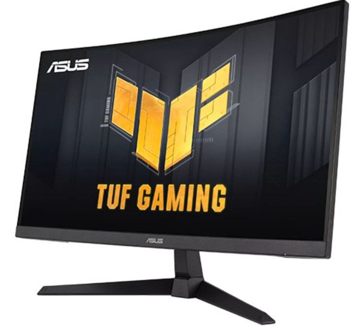Asus 27" TUF Gaming Curved Monitor (VG27VQ3B), 1920 x 1080, 1ms, 2 HDMI, DP, 180Hz, ELMB SYNC, Freesync, VESA