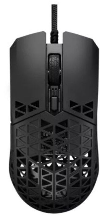 Asus TUF Gaming M4 Air Lightweight Gaming Mouse, 16000 DPI, 6 Programmable Buttons, IPX6, Antibacterial Guard, Pure PTFE feet