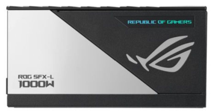 Asus 1000W ROG LOKI SFX-L Platinum PSU, Small Form Factor, Fully Modular, 80+ Platinum, PCIe 5.0, 0dB Fan Button, RGB, ATX-to- SFX Bracket