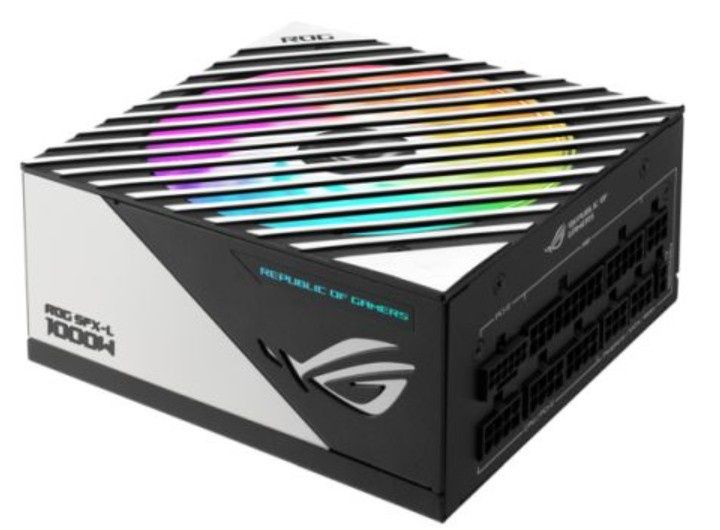 Asus 1000W ROG LOKI SFX-L Platinum PSU, Small Form Factor, Fully Modular, 80+ Platinum, PCIe 5.0, 0dB Fan Button, RGB, ATX-to- SFX Bracket