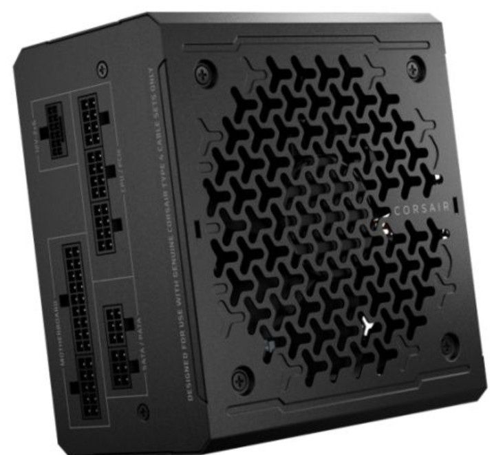 Corsair 750W RMe Series RM750e PSU, Fully Modular, Low-Noise, 80+Gold, Zero RPM Mode, ATX 3.1, PCIe 5.1
