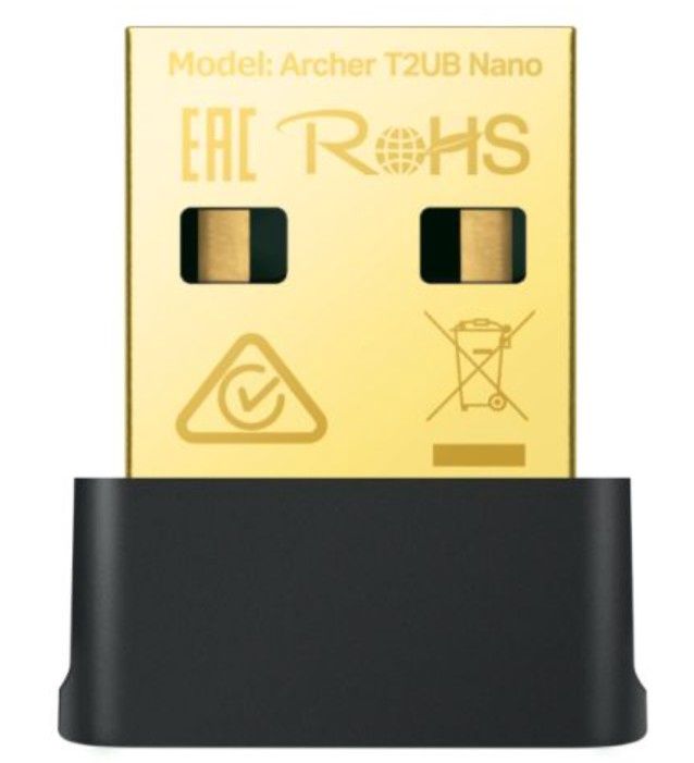 TP-LINK (Archer T2UB Nano) AC600 (433+200) Wireless Dual Band Nano USB Adapter, Bluetooth 4.2, Advanced WPA3 Security