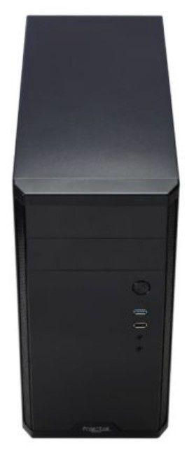 Fractal Design Core 1100 Case, Micro ATX, Brushed Aluminium-look, 350mm GPU Support, USB 3.0, 1 Fan