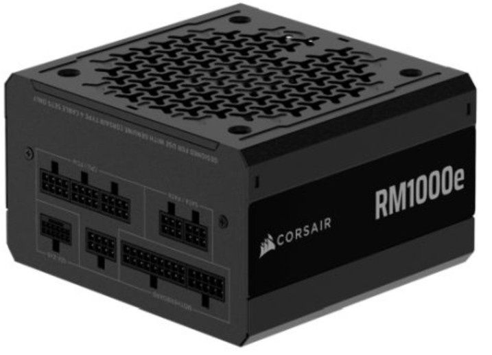 Corsair 1000W RMe Series RM1000e PSU, Fully Modular, Low-Noise, Cybenetics Gold, Zero RPM Mode, ATX 3.1, PCIe 5.1