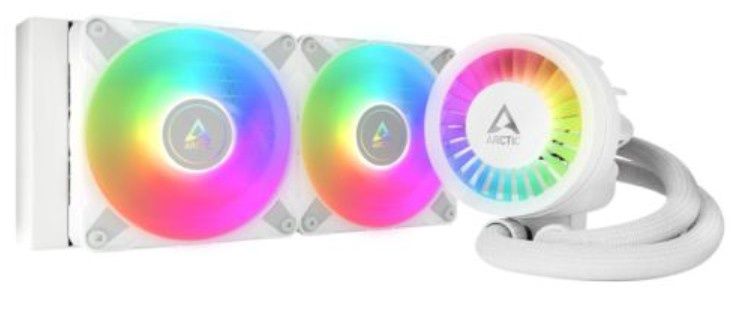Arctic Liquid Freezer III A-RGB 240mm Liquid CPU Cooler, P12 PWM PST ARGB Fans &amp; ARGB PWM Controlled Pump, White