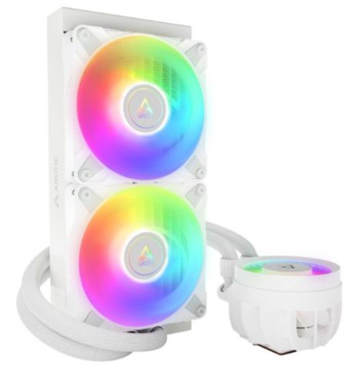 Arctic Liquid Freezer III A-RGB 240mm Liquid CPU Cooler, P12 PWM PST ARGB Fans &amp; ARGB PWM Controlled Pump, White